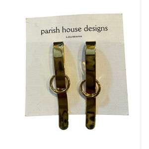 Gold Tone Drop Earrings